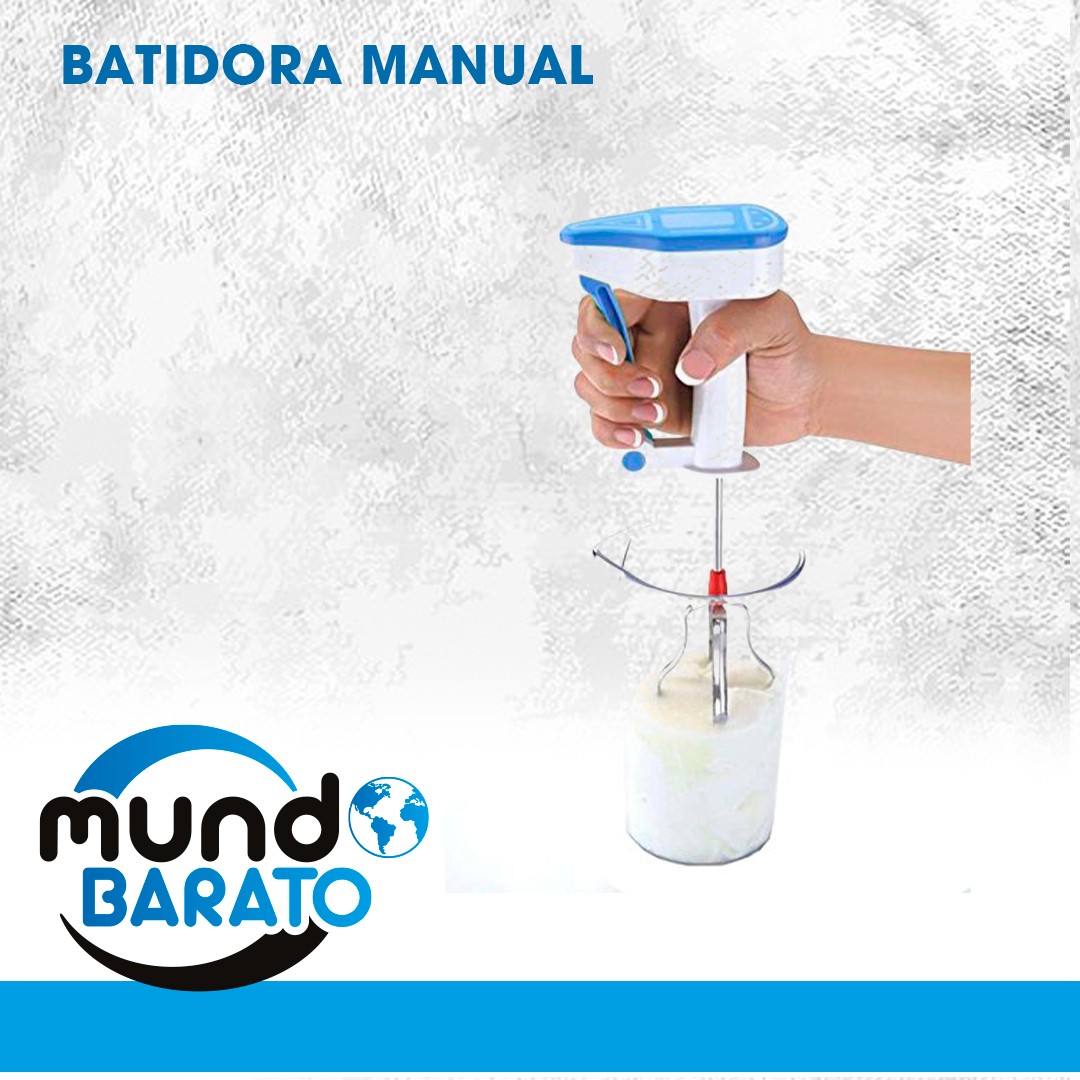 cocina - Licuadora Manual Batidora Mezcladora Mezclar Batir 0