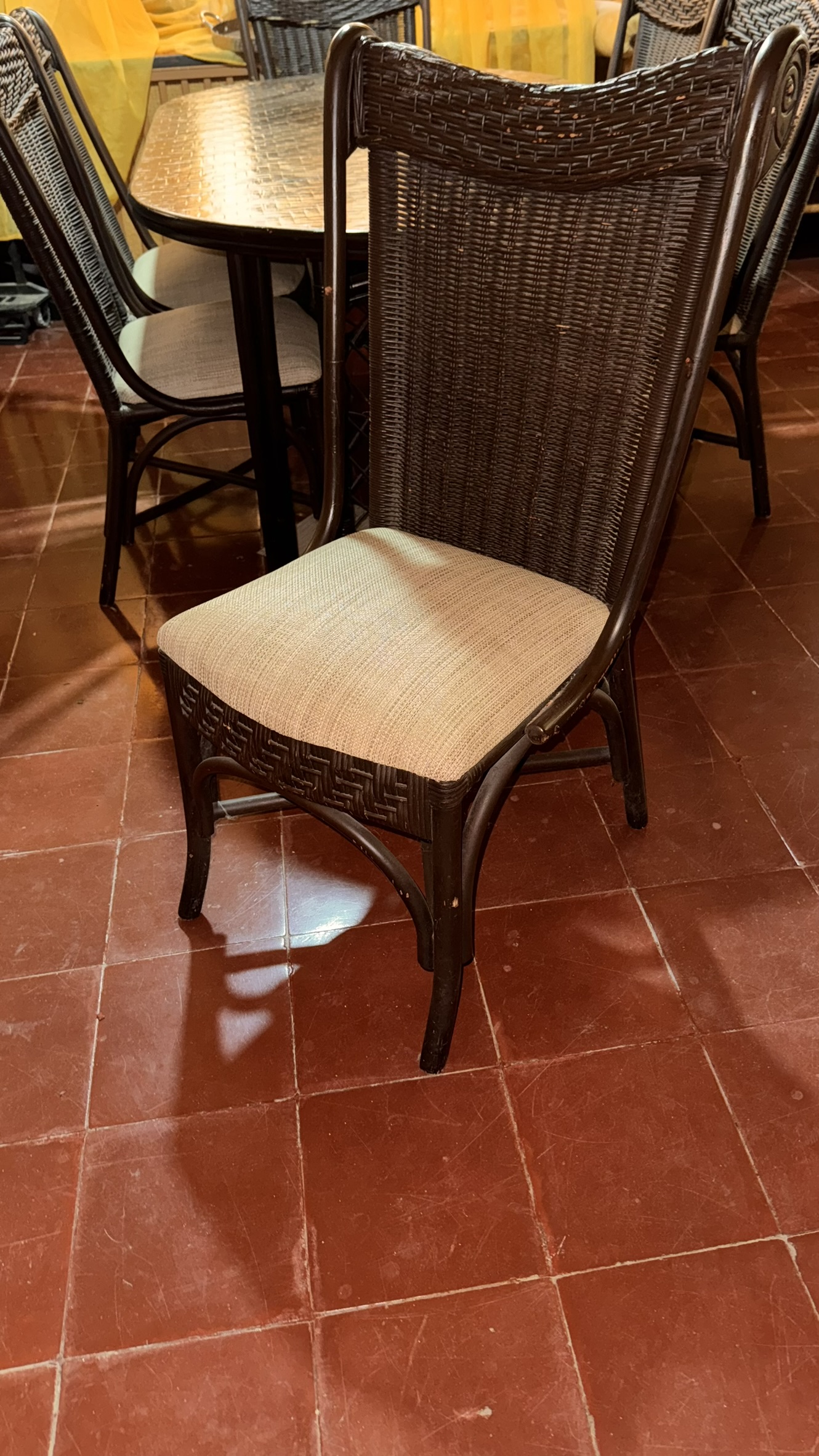 muebles y colchones - Juego de comedor de ratán 3