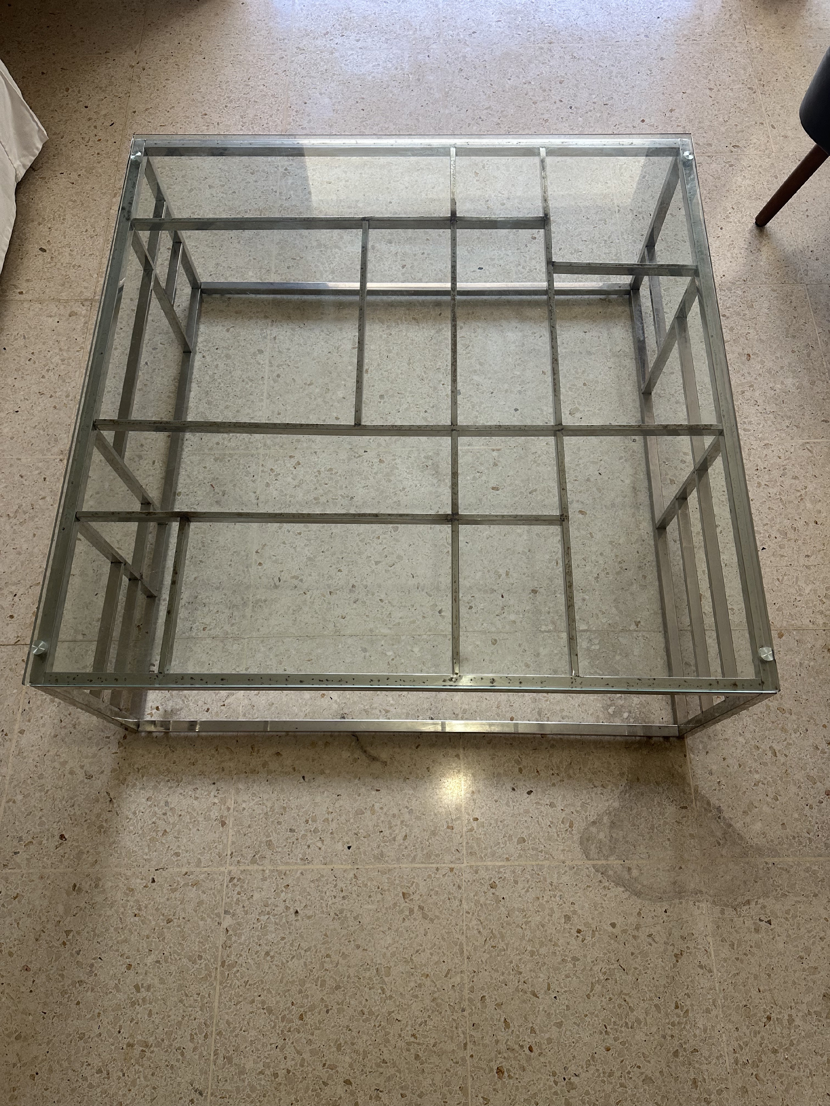 muebles y colchones - Mesa de cristal  0