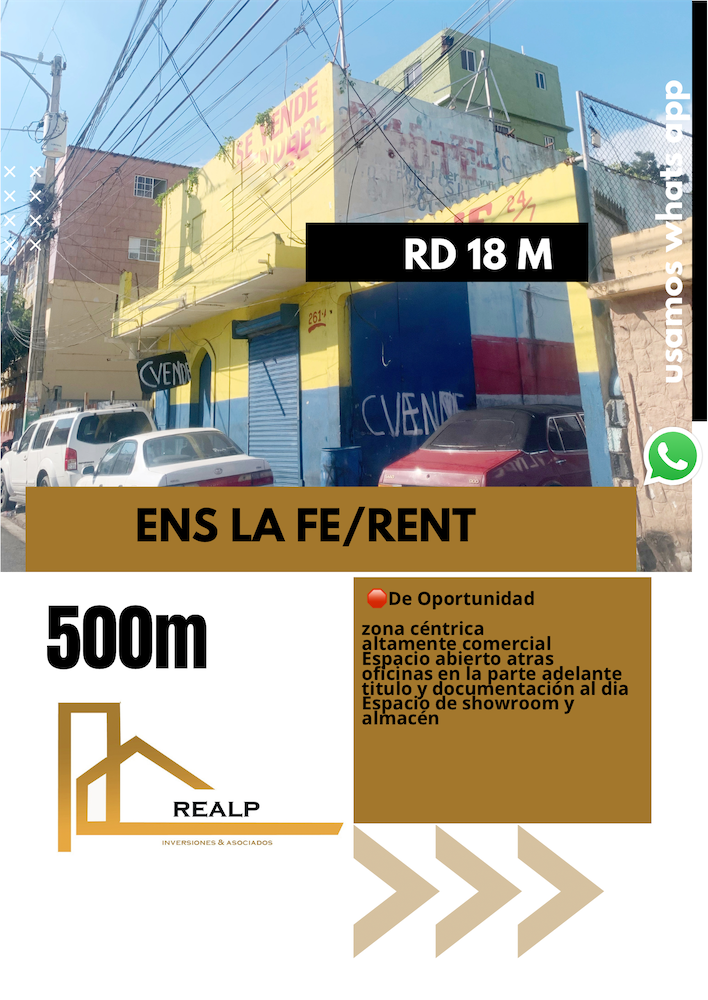 oficinas y locales comerciales - Local en ensanche la fe venta  0