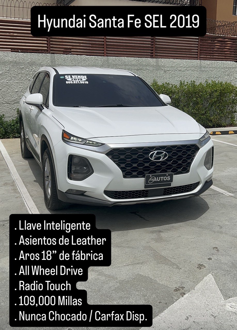 jeepetas y camionetas - Hyundai Santa Fe SEL 2019
