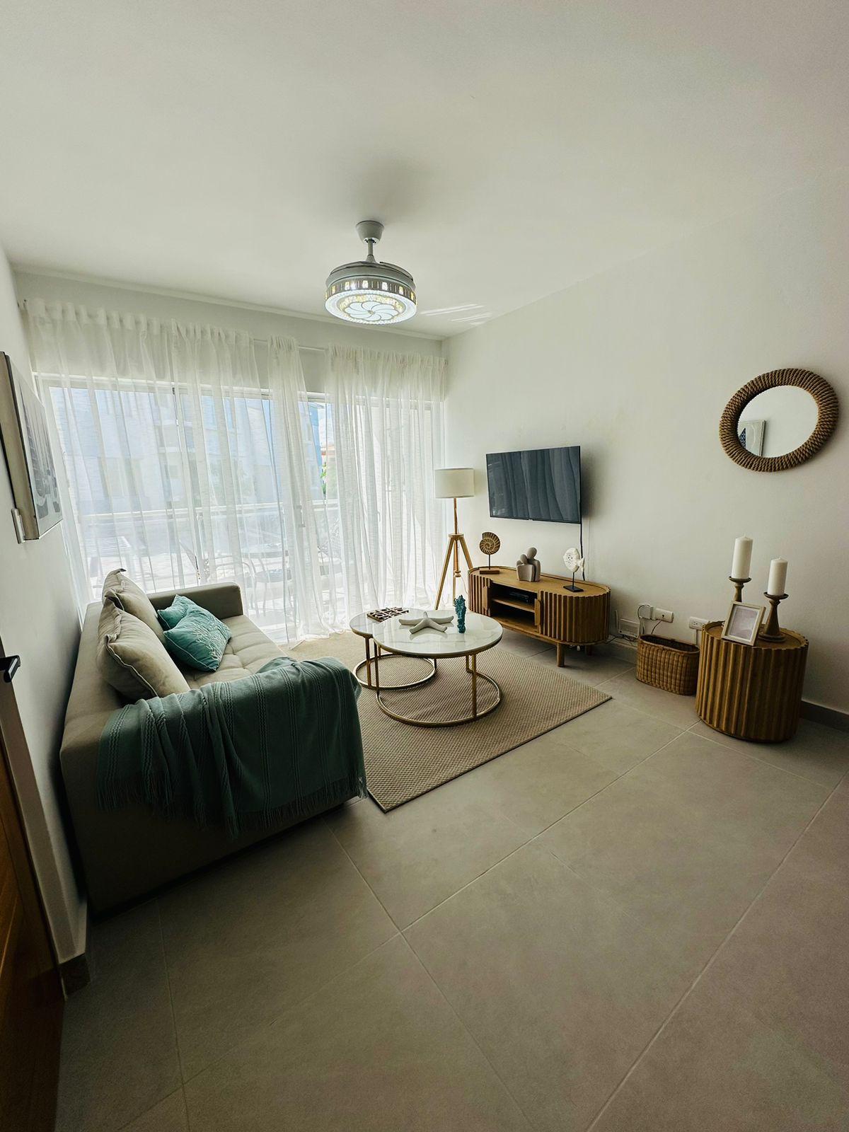 apartamentos - Apartamento Amueblado en Renta en Bávaro 1