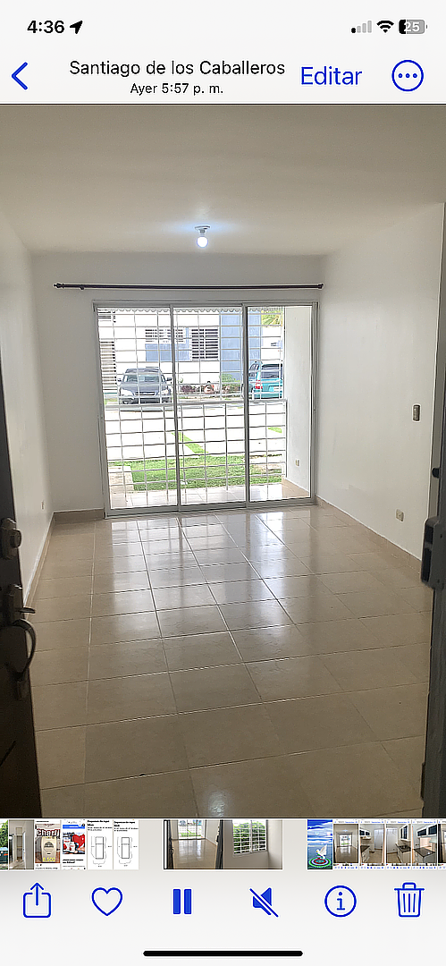 apartamentos - alquiler apto.primer nivel,3 habitaciones,2baños,cocina,sala/comedor,parqueo  5