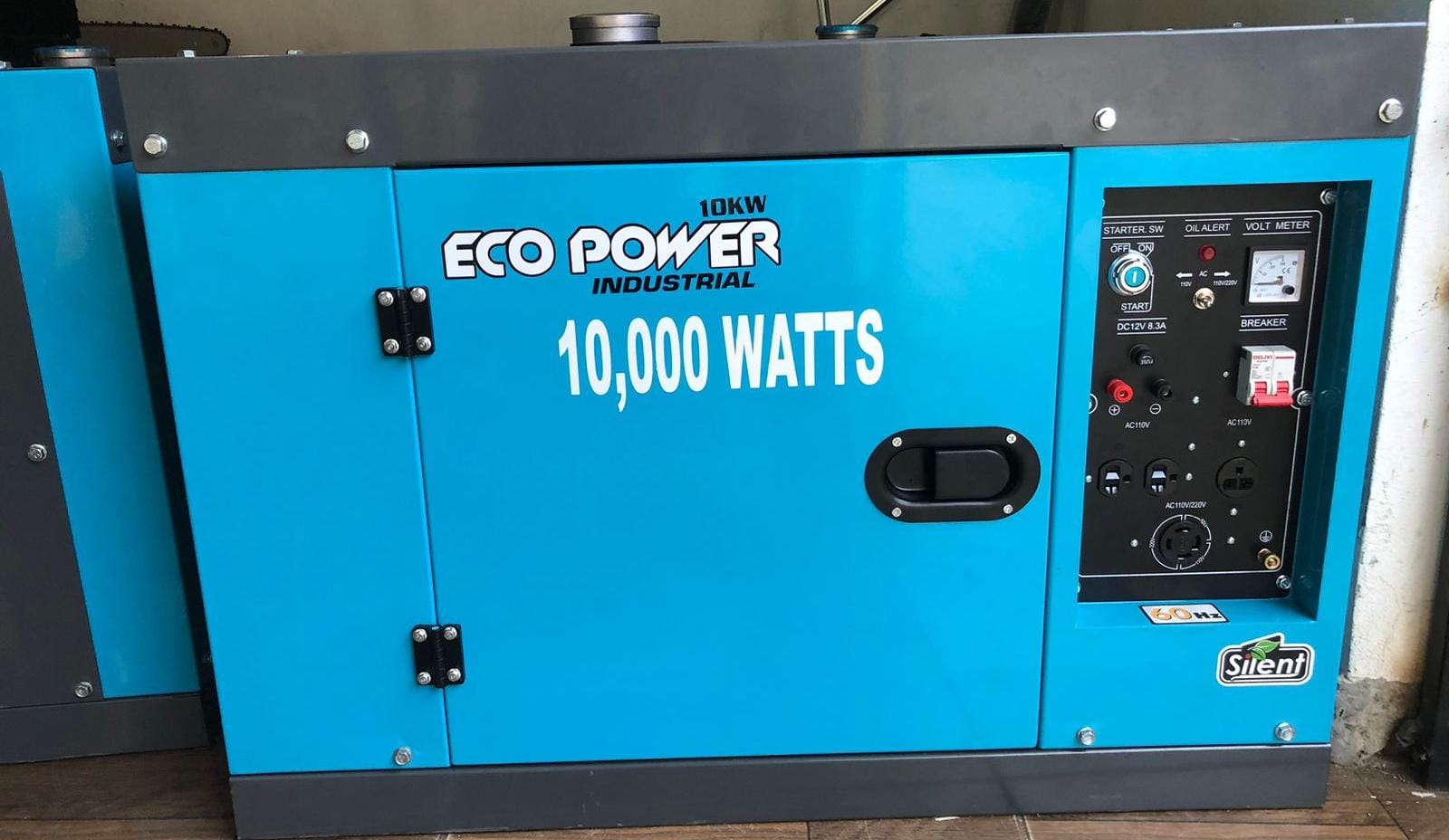 construccion e industrial - Planta eléctrica 10KW 110 200V Diésel semi silenciosa nueva sin uso 0