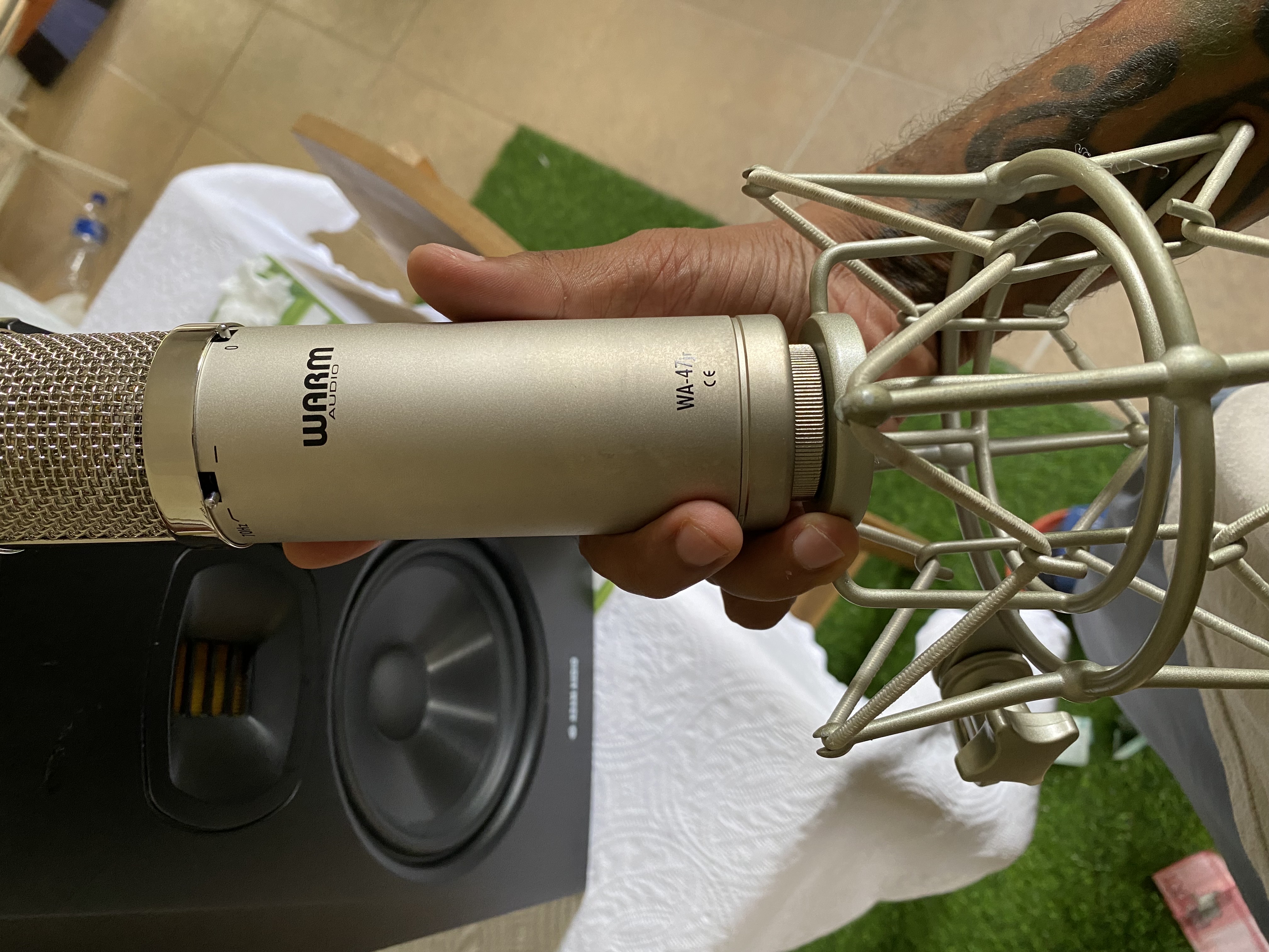 instrumentos musicales - Microfono de condensador Wa 47Jr Warm audio 