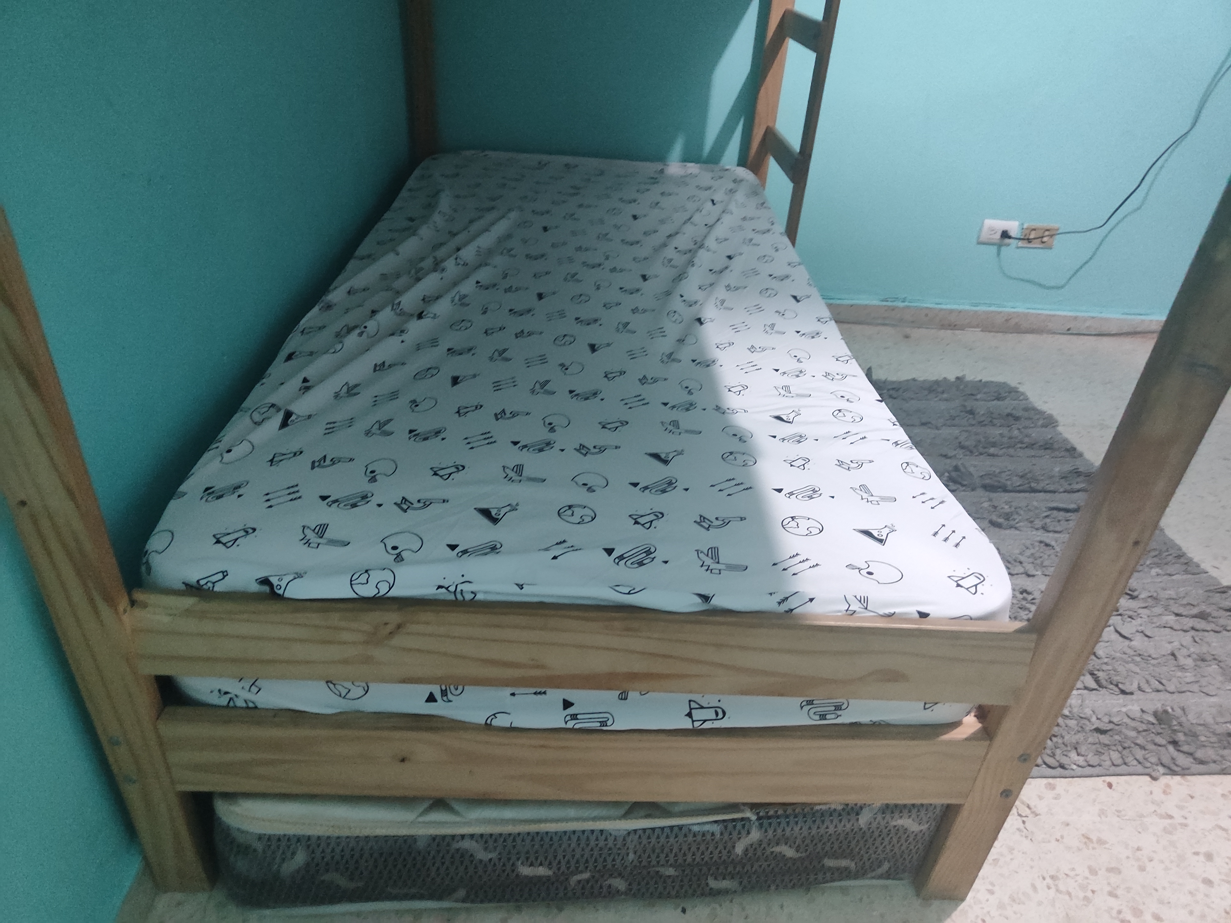 muebles y colchones - Camarote dos plantas con escalera 2