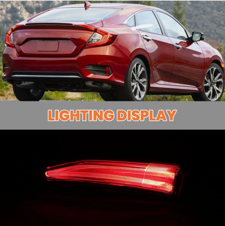 repuestos - 2016-2019 Honda Civic Luces Traseras Led  3