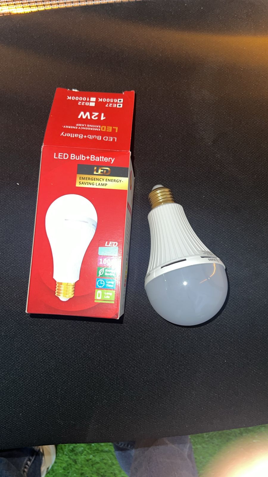 electrodomesticos - bombilla recargable disponible 12 watts  0