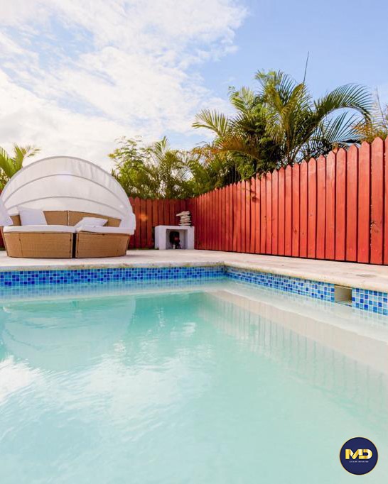 casas vacacionales y villas - VILLA AMUEBLADA CON PISCINA+JACUZZI| TERRAZA| PATIO| 3HB/4BÑ/2Pq| EN VISTA CANA 8