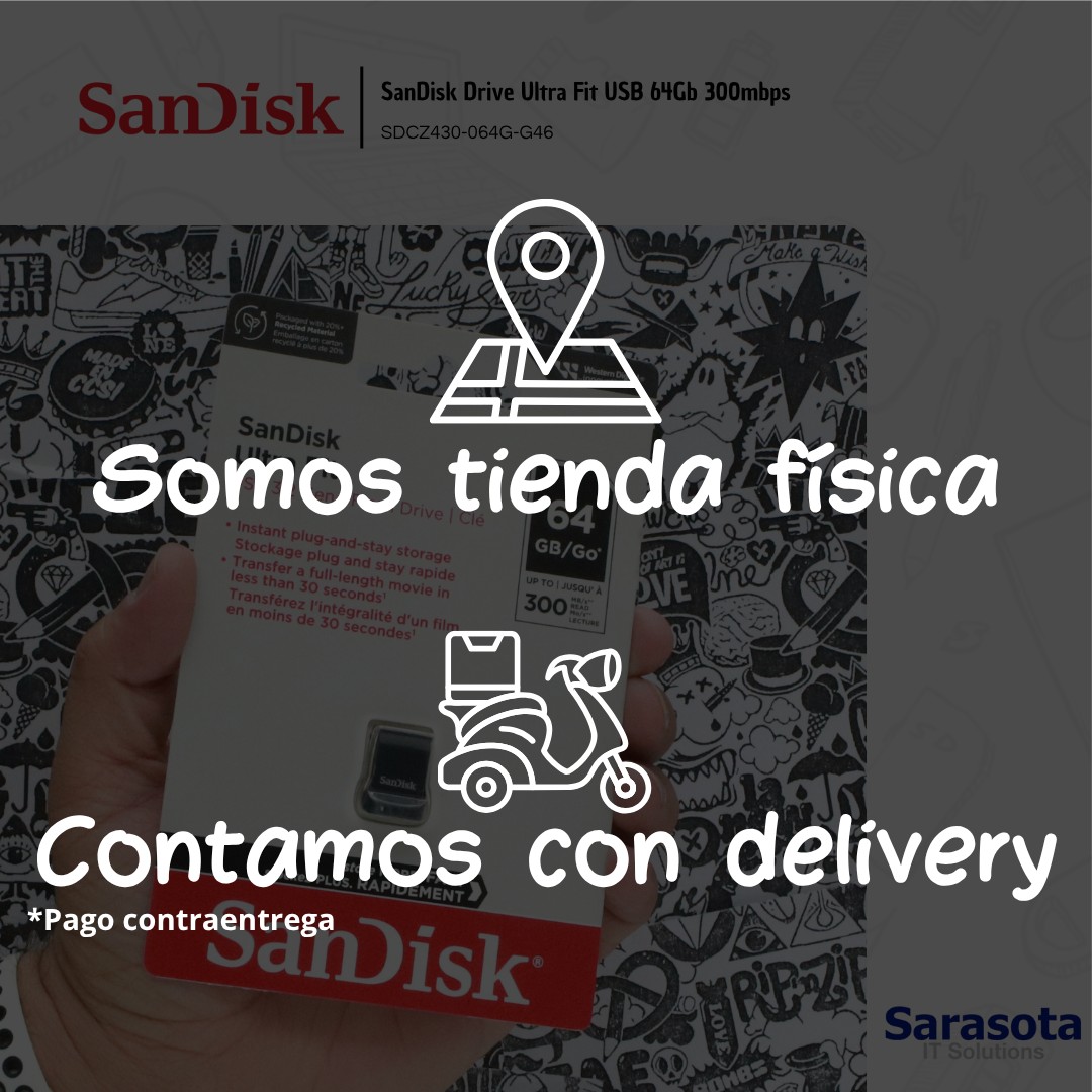 accesorios para electronica - Sandisk memoria USB 3.2 Ultra Fit de 64Gb 300mbps 2
