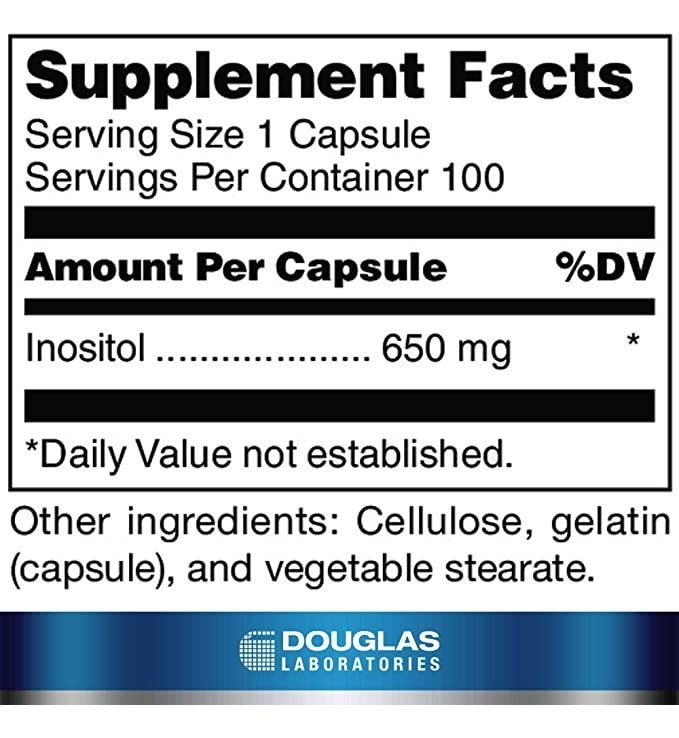 Salud y Equipamiento Médico - Inositol 650 Mg - Douglas 1