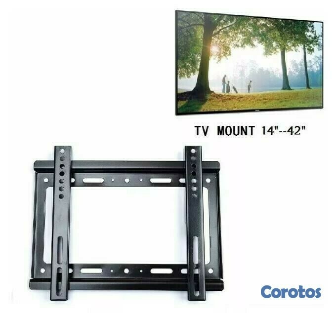 otros electronicos - Base para Pared Fija Televisor Tv 14" - 42"  3