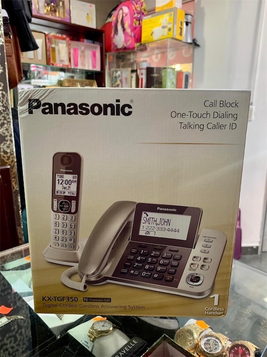 celulares y tabletas - Panasonic KXTGF350N Dect 1-Handset teléfono fijo 5