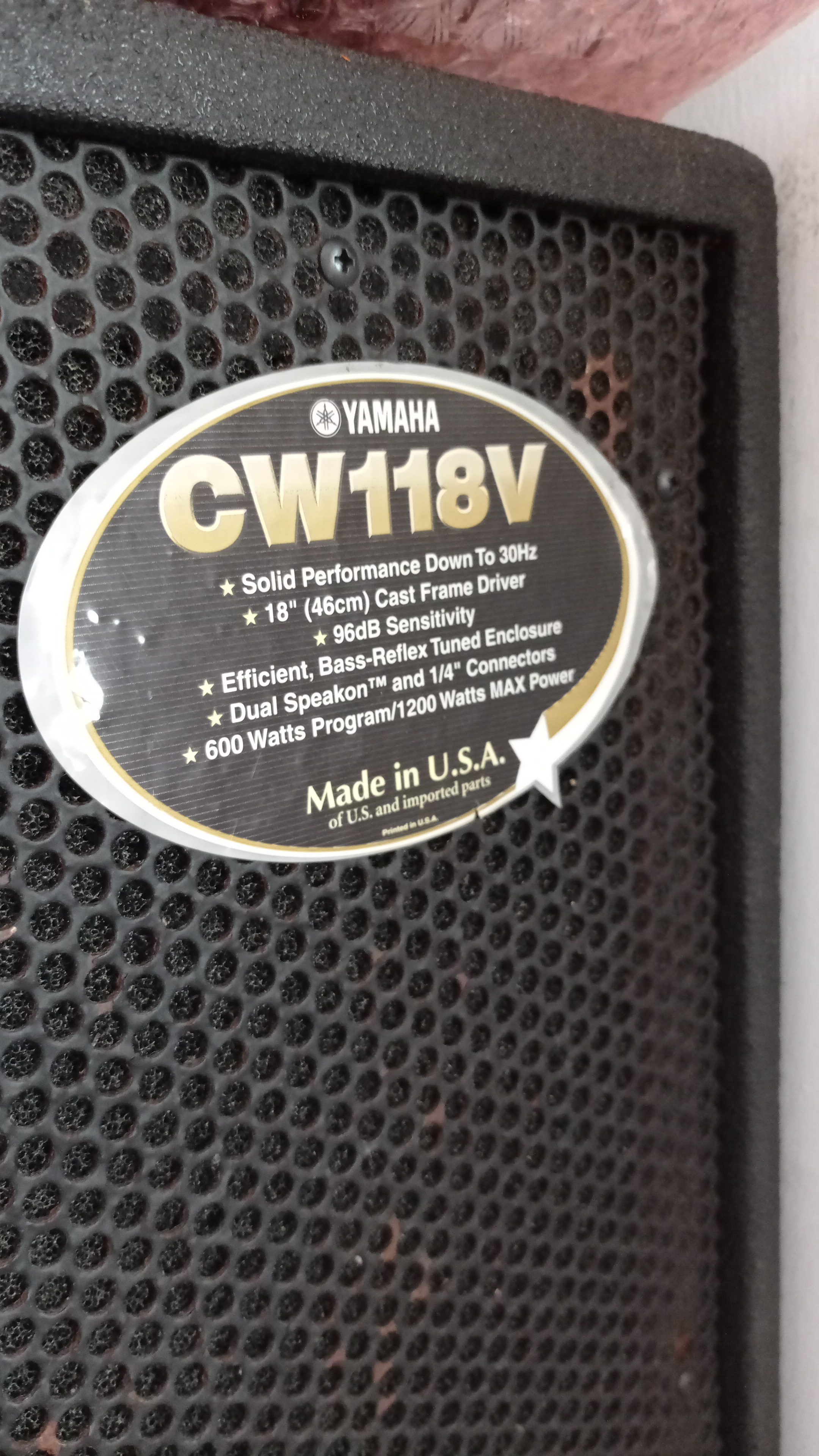 camaras y audio - subwoofer Yamaha  2