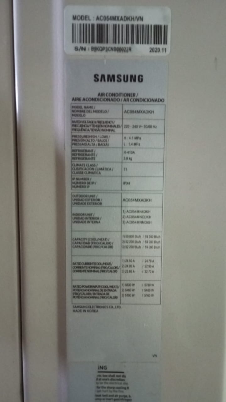 aires acondicionados y abanicos - Se vende Samsung fancoil SEER 18, inverter 2