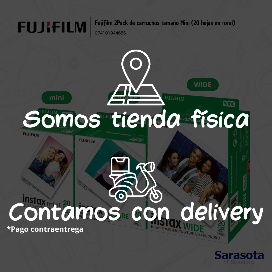 camaras y audio - Instax 2 pack de cartuchos Fujifilm desde RD$ 1200 1