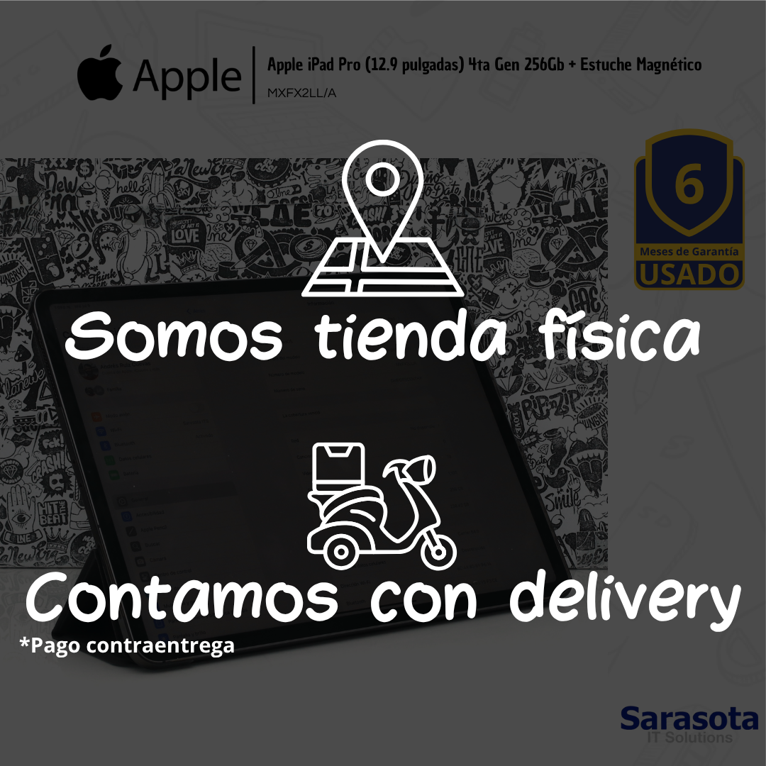 accesorios para electronica - Apple iPad Pro (12.9 pulgadas) 4ta Gen 256Gb  2