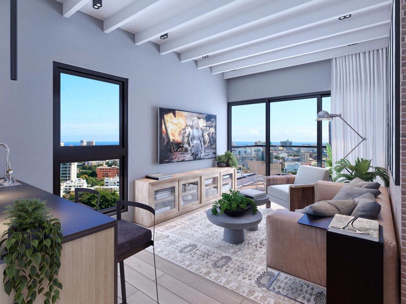 apartamentos -  Proyecto de apartamentos de Una Habitación en Venta 1