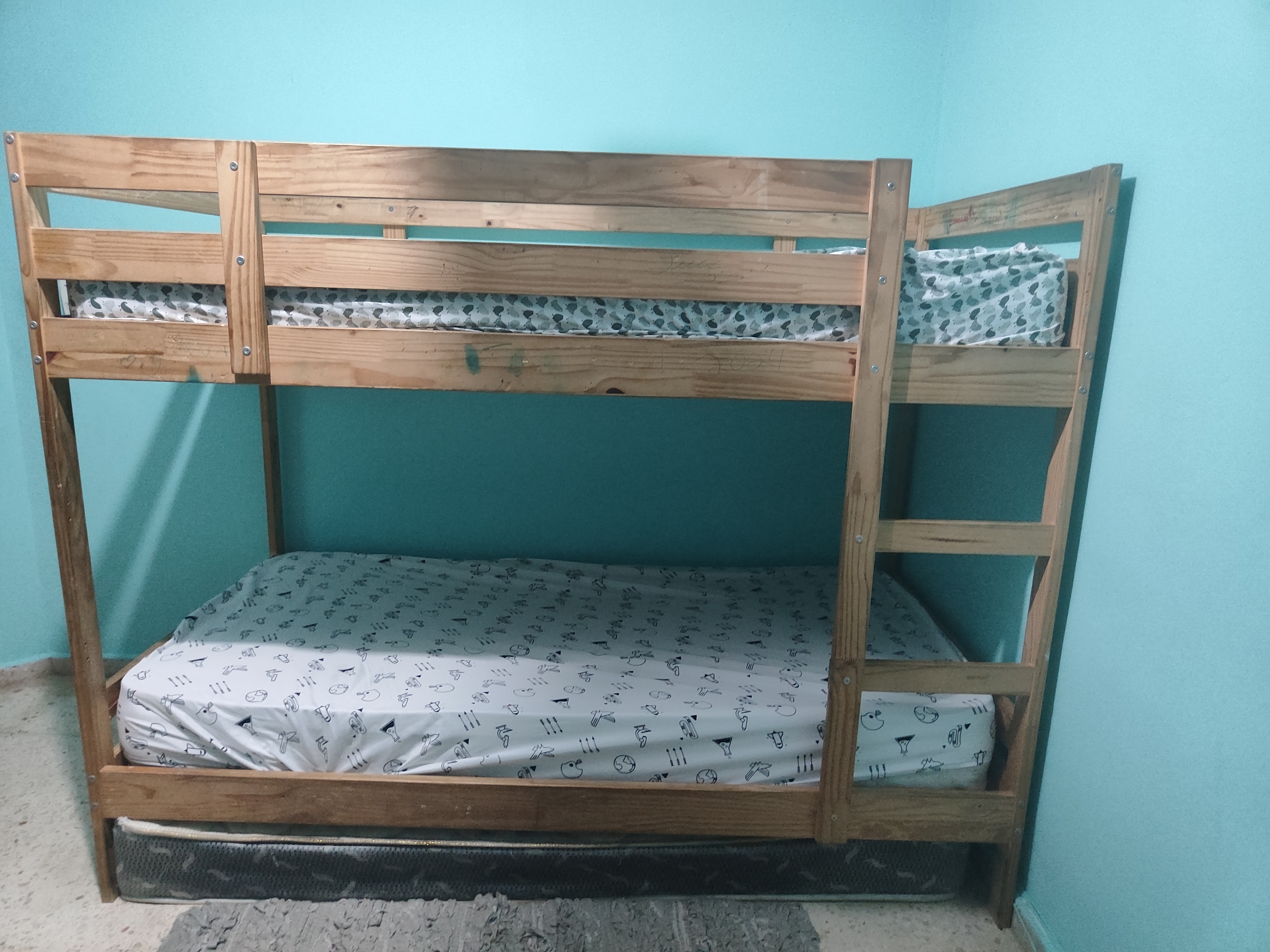muebles y colchones - Camarote dos plantas con escalera 3