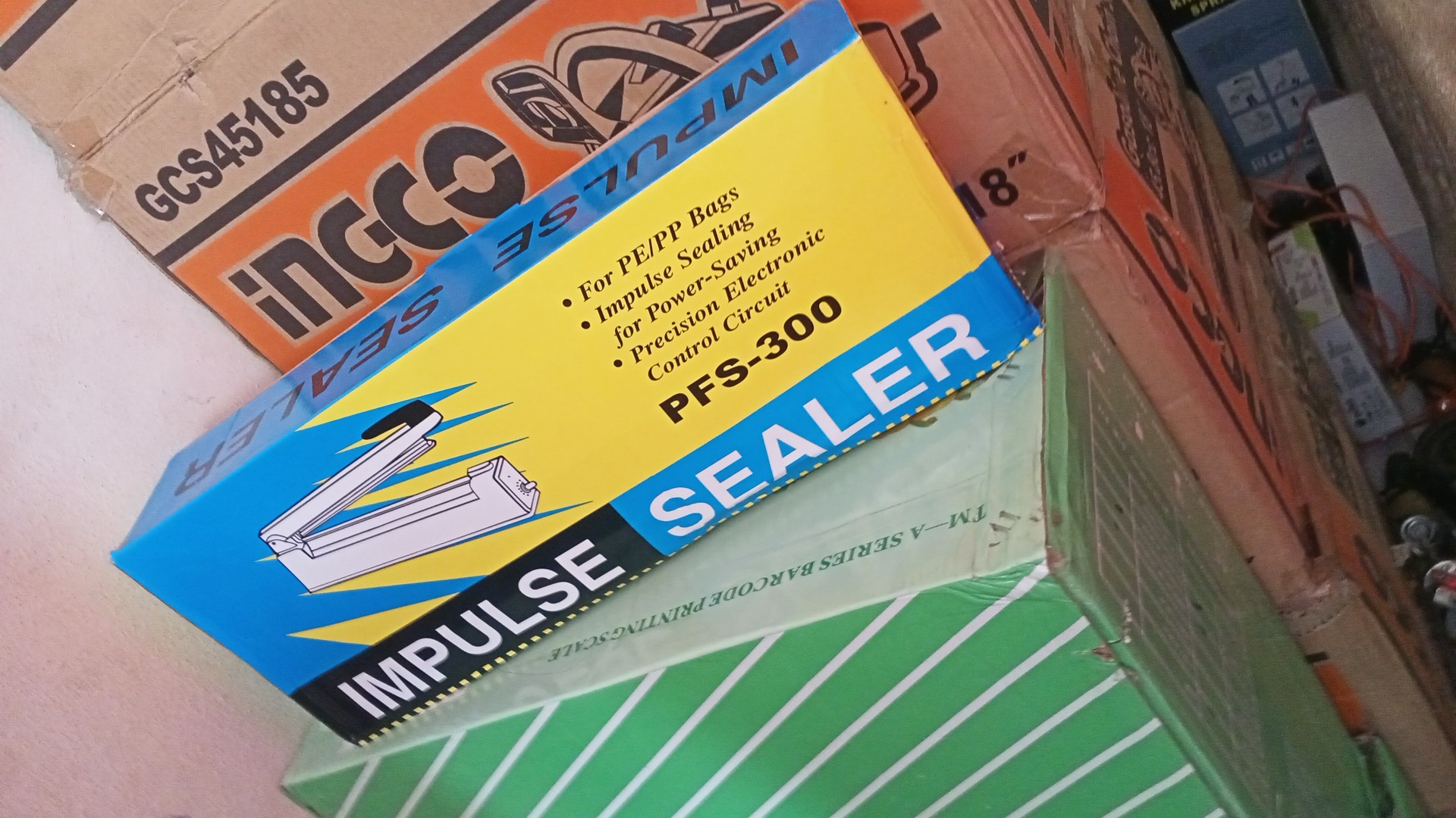equipos profesionales - Selladora de fundas plásticas de 12 pulgadas  1