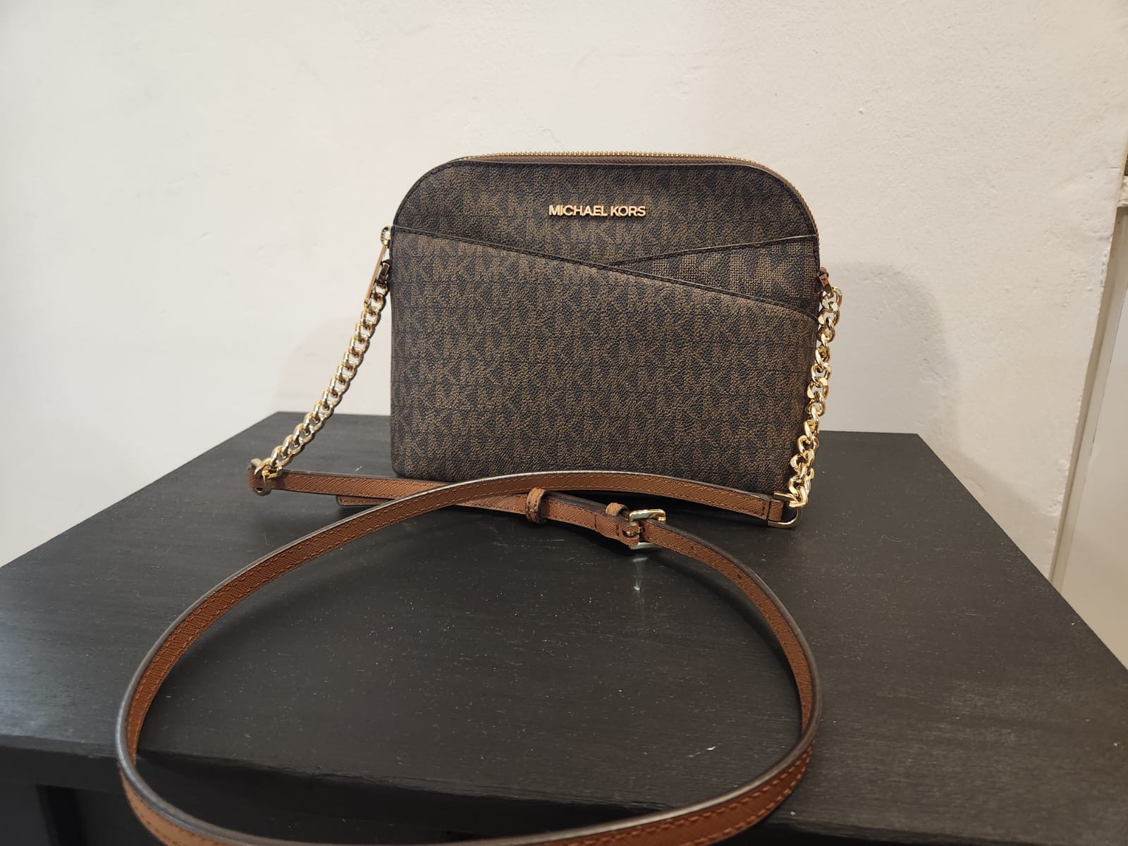carteras y maletas - Cartera Original Michael Kors - Crossbody (Marrón)