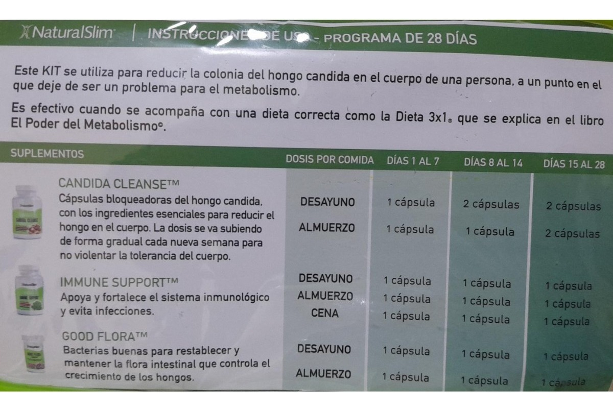 Salud y Equipamiento Médico - Kit Candida Cleanse Naturalslim - Unidad A $272967 2