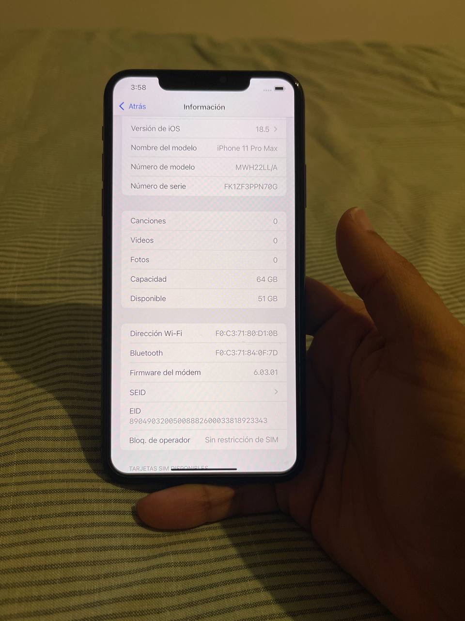 celulares y tabletas - Venta de iPhone 11 Pro Max  3