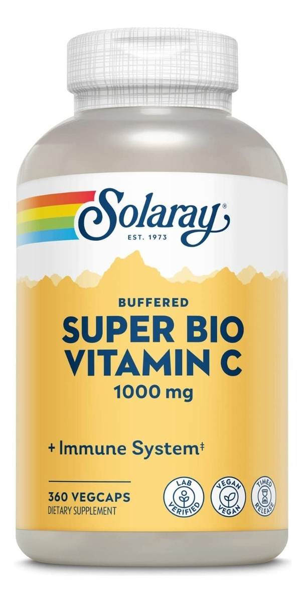 Salud y Equipamiento Médico - Vitamina C Solaray 360 Capsulas