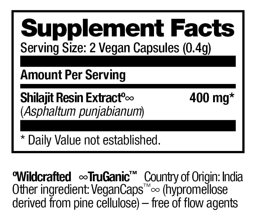 Salud y Equipamiento Médico - Shilajit 400mg 120cap Healthfor 1