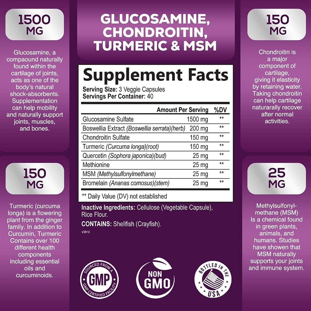 Salud y Equipamiento Médico - Glucosamina 2100 Mg Health Nutr 1