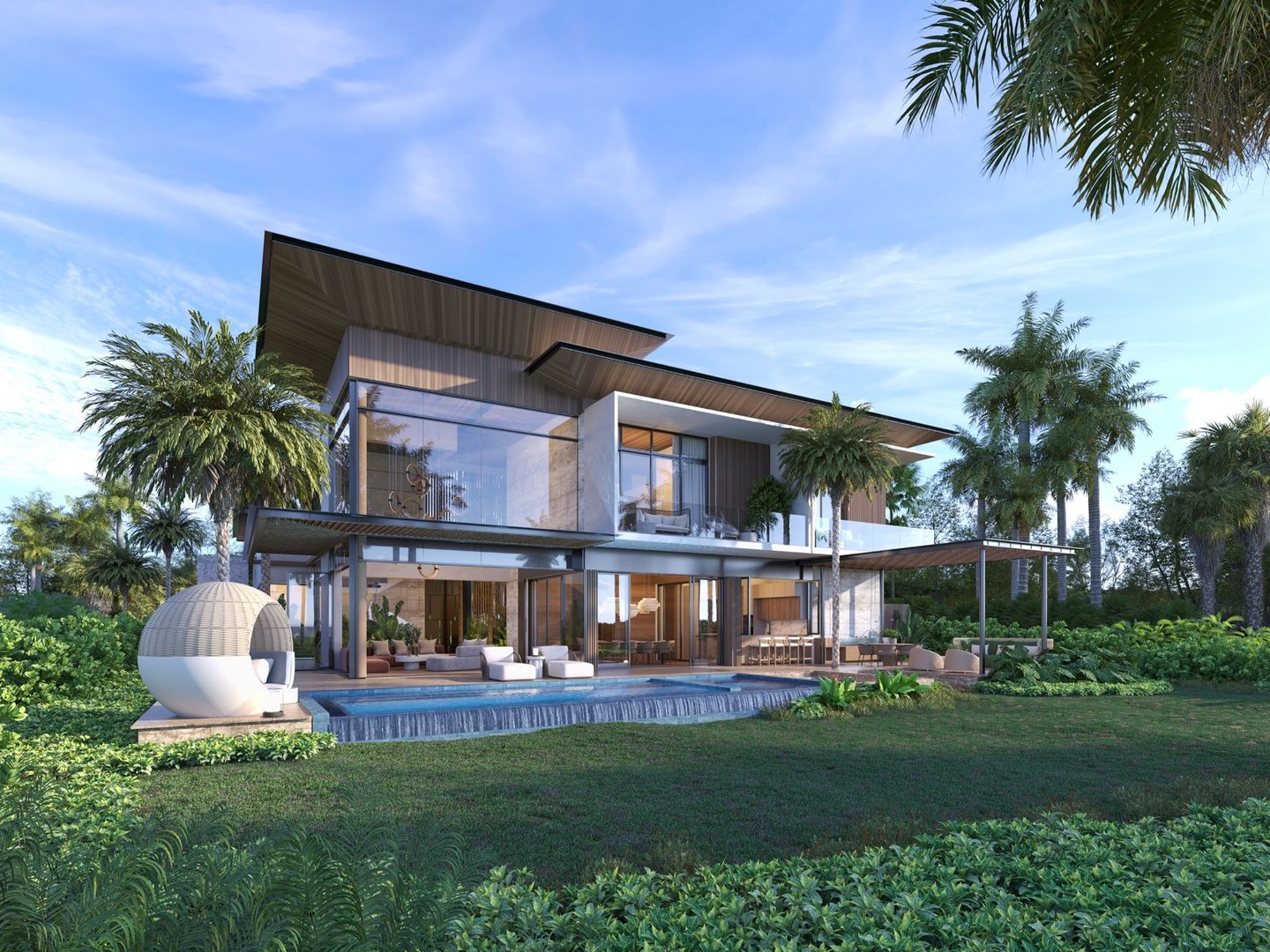 casas vacacionales y villas - Villa en Cap Cana en Plano con Plan de pagos y facilidades  0