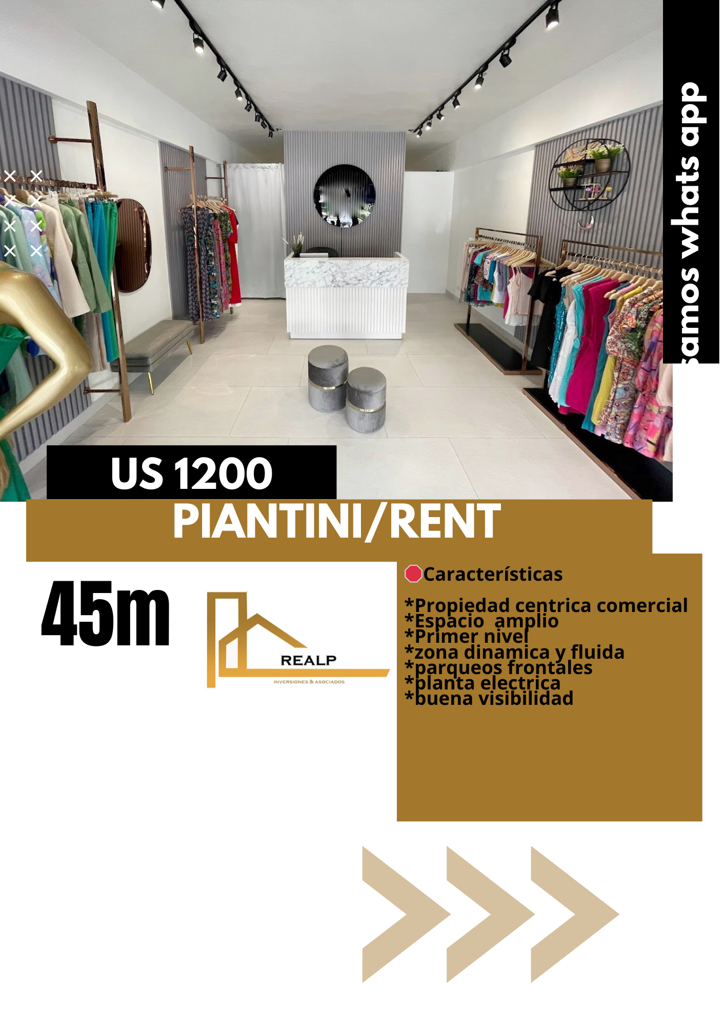 oficinas y locales comerciales - Local en Primer nivel Piantini