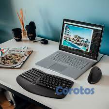 computadoras y laptops - TECLADO MOUSE KLIPX, INALAMBRICO, ERGONOMICO, MULTIMEDIA, BLACK, ESPAÑOL 3