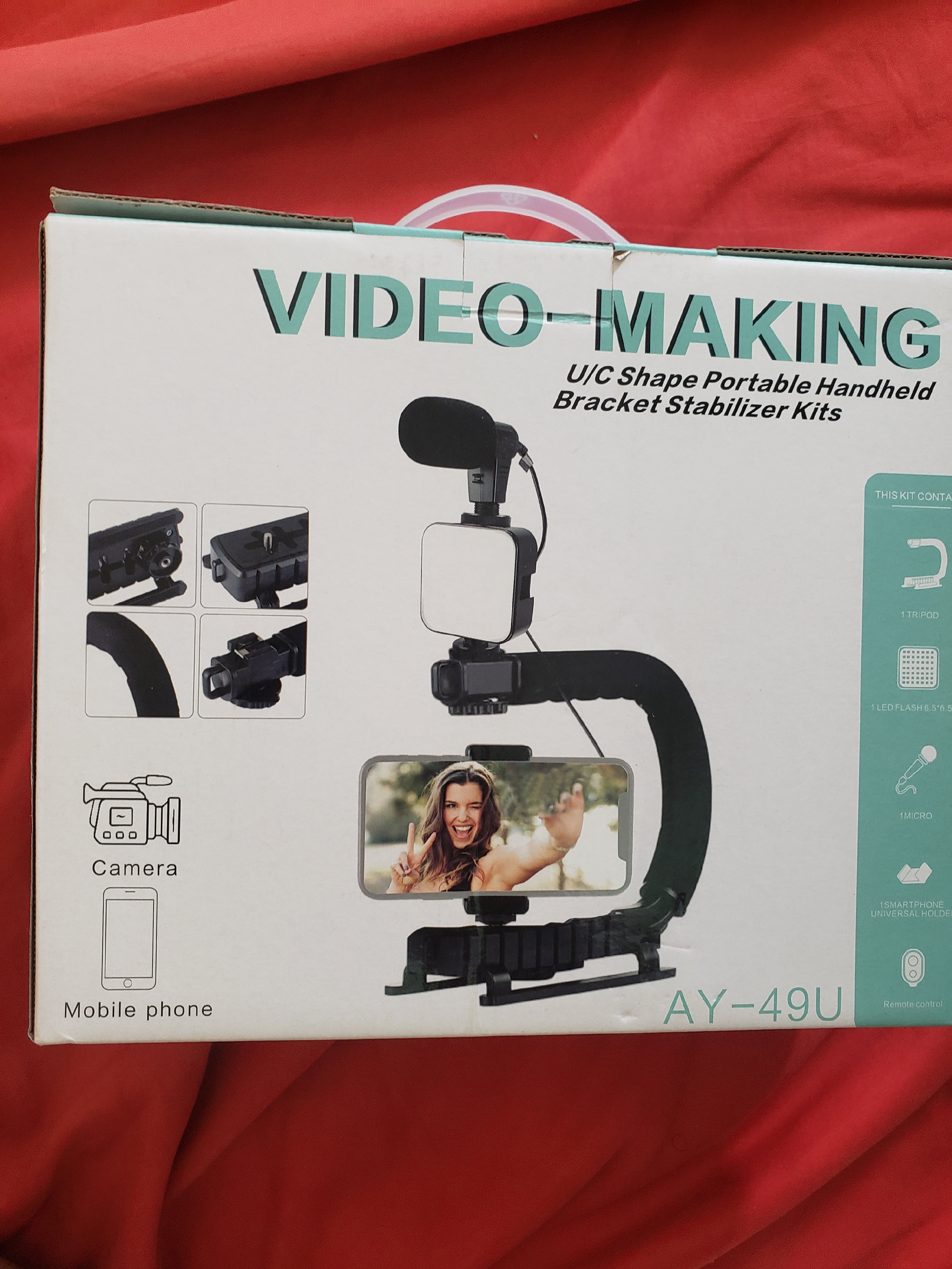camaras y audio - Kit de grabación de video con camara y celular  2