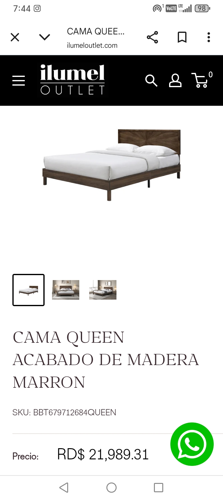 muebles y colchones - Cuadro de cama