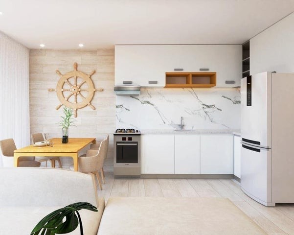 apartamentos - Proyecto en venta Punta Cana #24-1753 un dormitorio, parqueo, áreas sociales.

 1