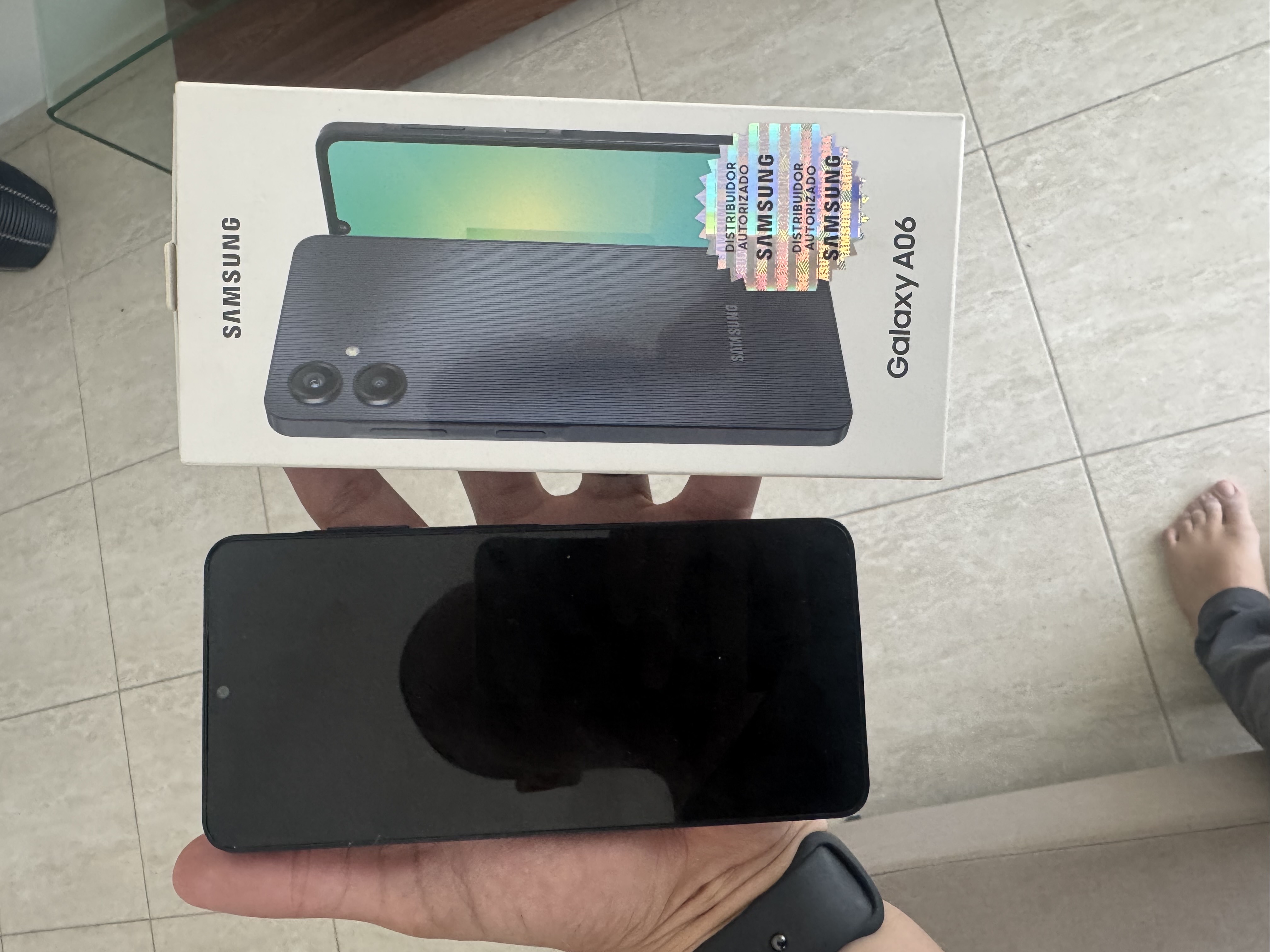 celulares y tabletas - Samsung A06 - Comprado en Altice como nuevo.  0