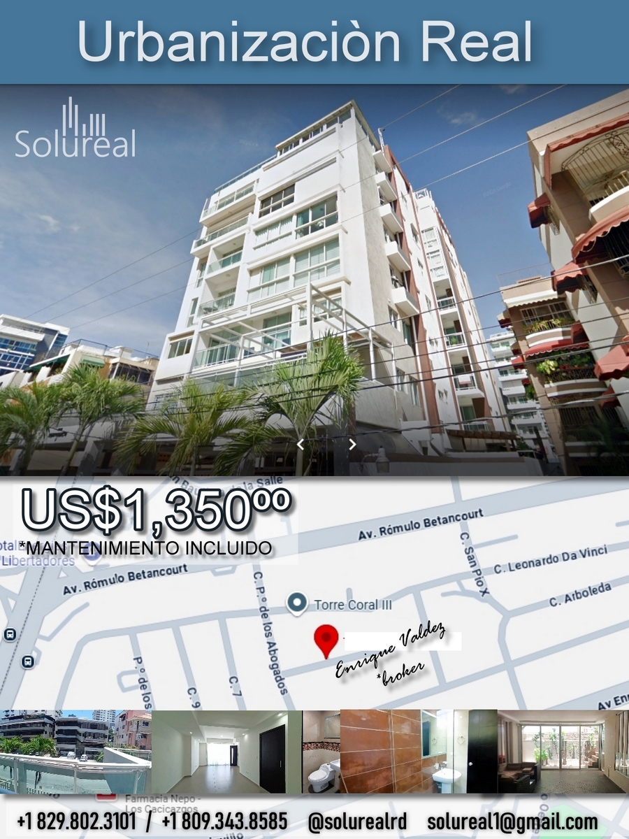 apartamentos - *Alquiler de apartamento familiar 2hab en Urb Real 1