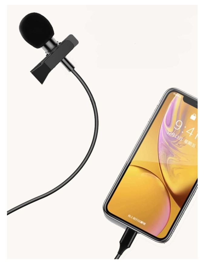 otros electronicos - Micrófono de solapa para iPhone conector lightning obtén una solución rápida y s 4