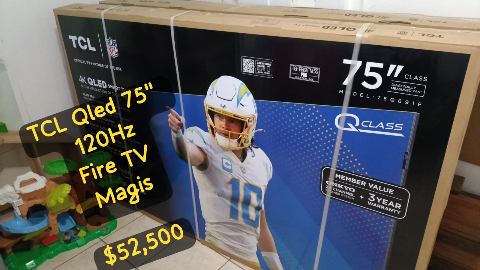 tv - TCL 75Q691F PREMIUM QLED 75 PG FIRE TV 120HZ NEW  0