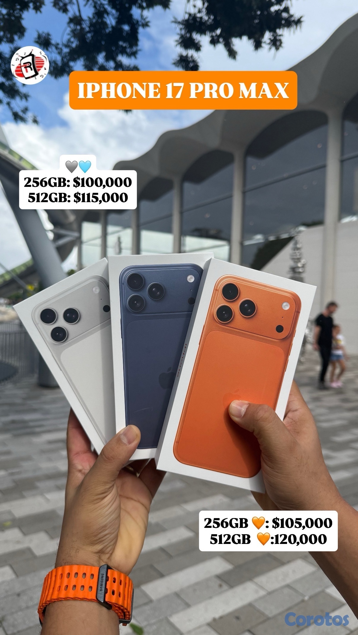 celulares y tabletas - IPHONE 17 PRO MAX 256GB/ 512GB/ 1TB/ 2TB SELLADOS 🧡🩵🩶 2