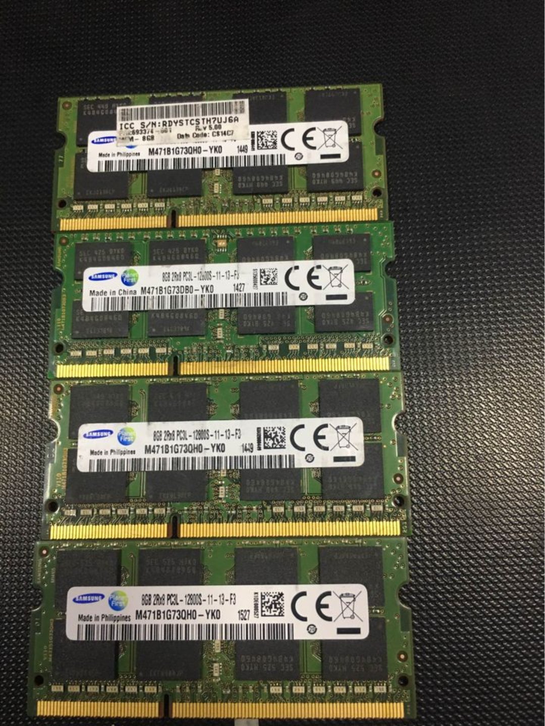 computadoras y laptops - MEMORIA DE 8GB DDR3 PARA LAPTOPS  0