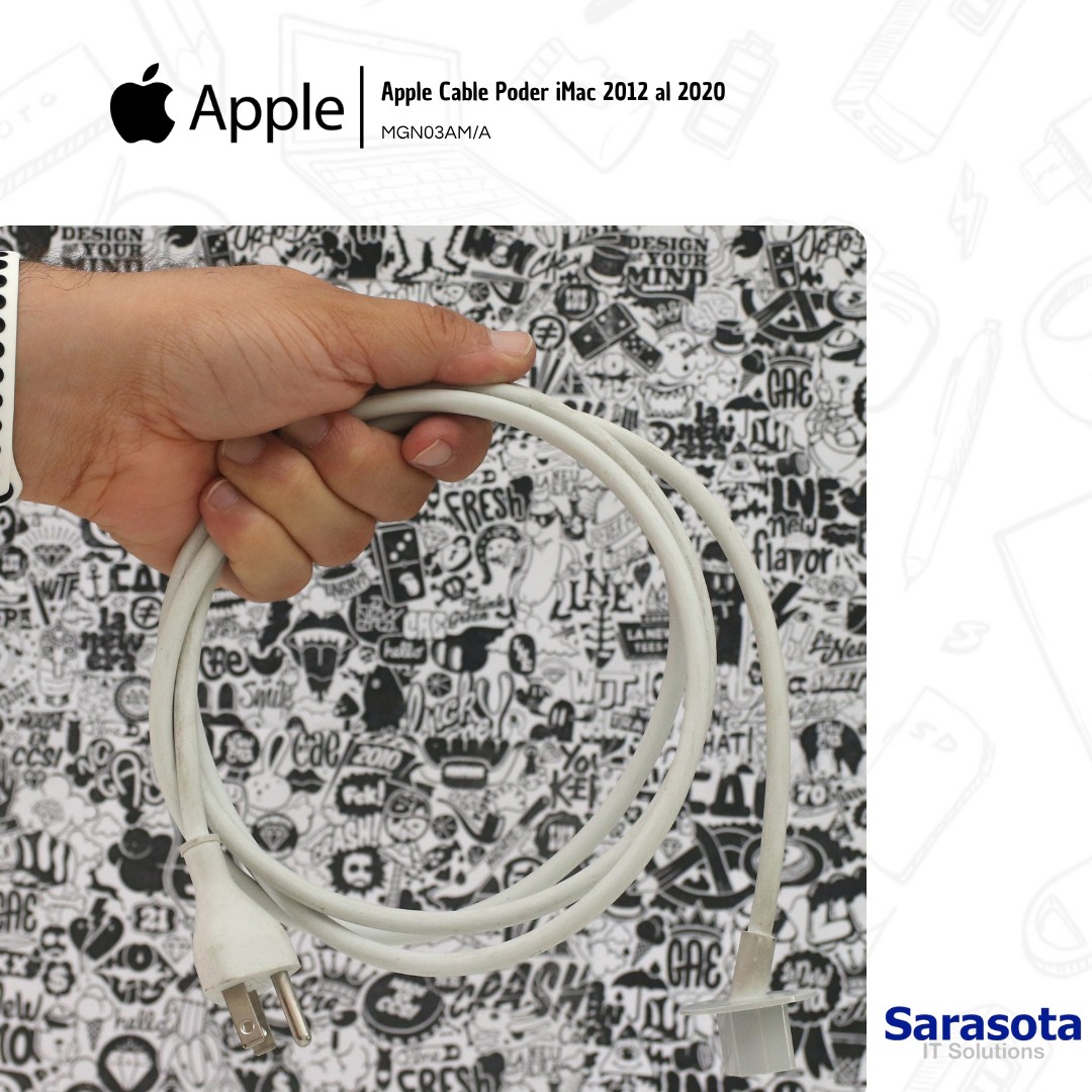 accesorios para electronica - Apple Cable de poder blanco para iMac 0