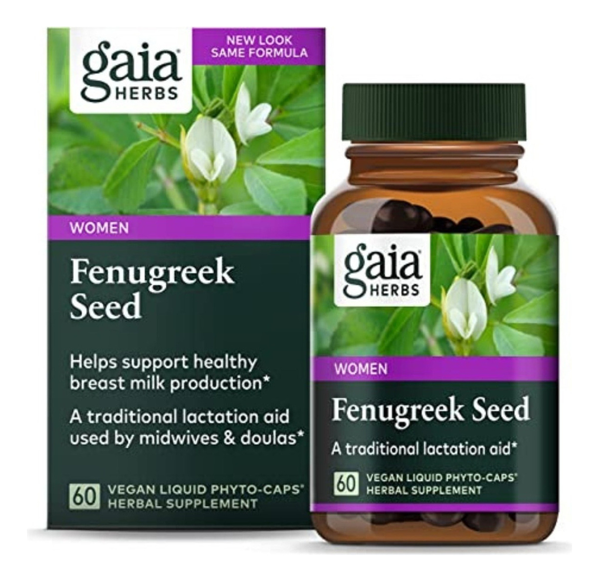Salud y Equipamiento Médico - Fenogreco 60caps - Gaia Herbs 0