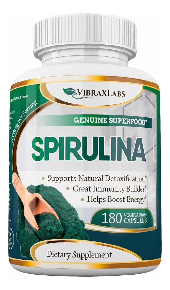 Salud y Equipamiento Médico - Espirulina 180cap Vibraxlabs - Uni - Unidad A $1255 0