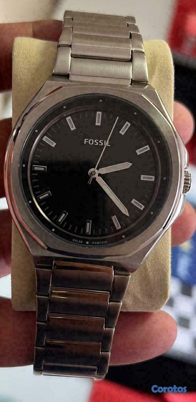 joyas, relojes y accesorios - Reloj de hombre plateado marca fossil  1