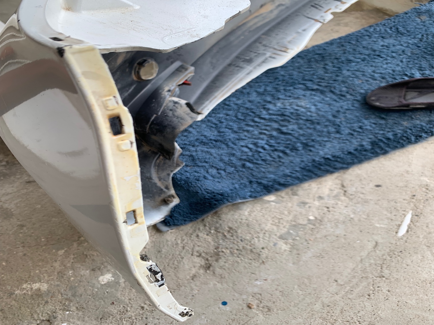 repuestos - Bumper honda fit blanco  7