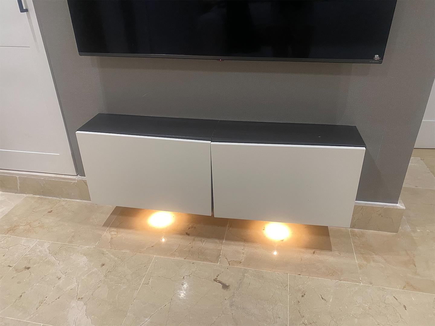 muebles y colchones - Mueble de pared con puertas 2 cajones  1