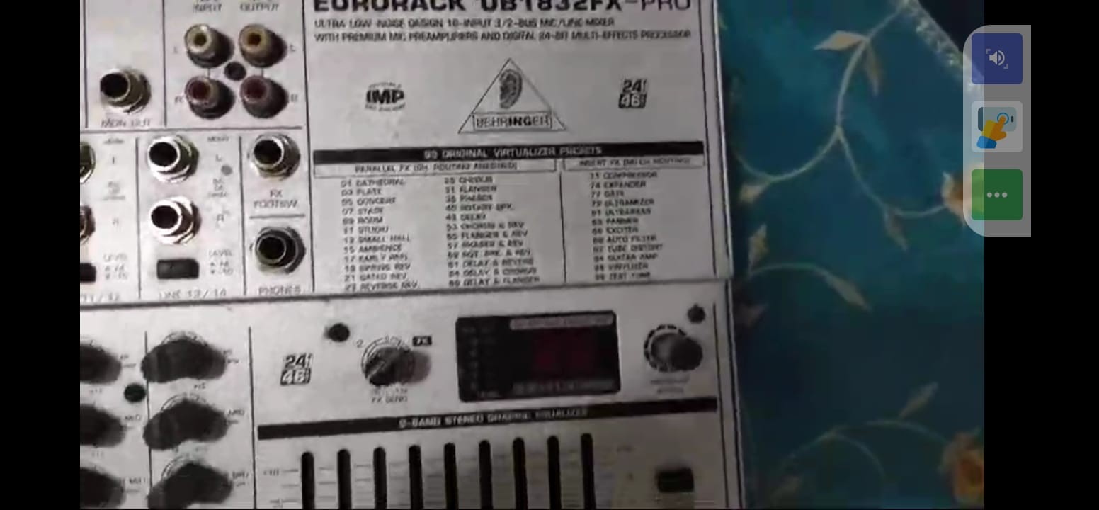 camaras y audio - Negociable Mixer Behringer Eurorack USB1832FX -PRO con poco uso 3