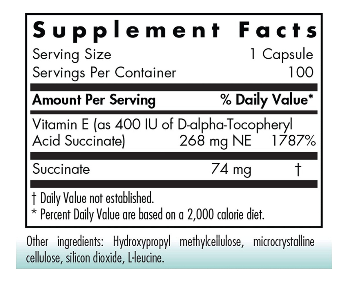 Salud y Equipamiento Médico - Vitamina E 100 Cap Nutricology 1